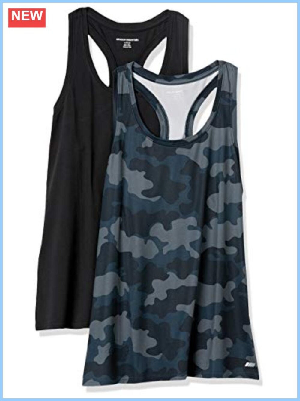 Women's Active Racerback Tank Top 2-Pack Moisture Wicking